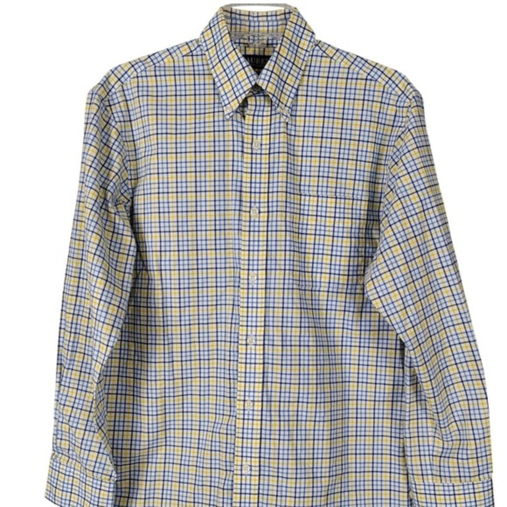 Lauren Ralph Lauren 15 32/33 Classic Fit‎ Non Iron Plaid Shirt check timeless